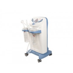 Συσκευή Αναρρόφησης CA-MI NEW HOSPIVAC 350 τροχήλατη με Ρυθμιστή Κατεύθυνσης Ροής 2x2000 ml / νοσοκομειακή